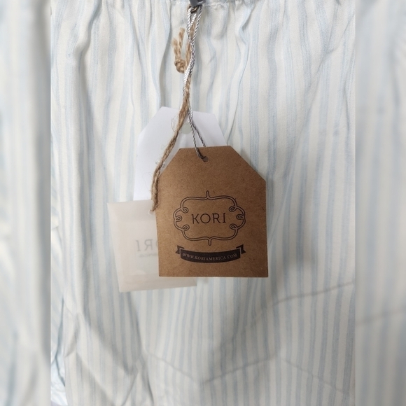 Kori America Off The Shoulder Top Sz L - Picture 5 of 6